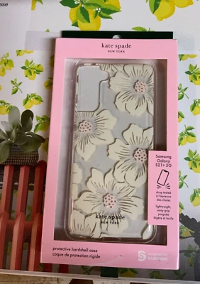 🌸 Kate Spade Protective Hardshell Case For Samsung Galaxy S21+5GHollyhock 🆕 - Image 1 of 4