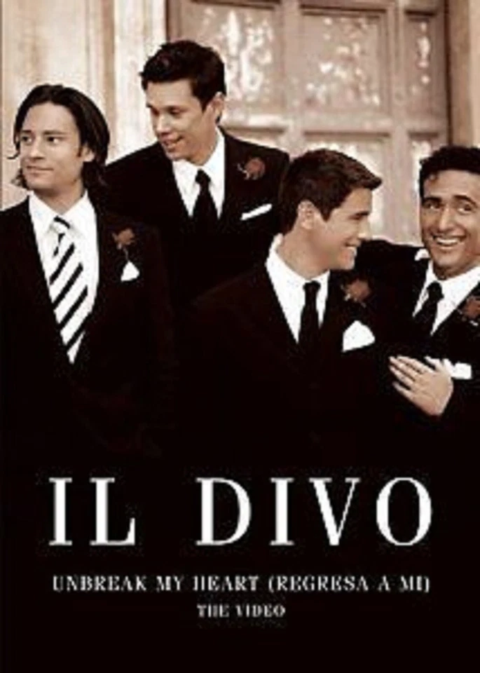 IL DIVO UNBREAK MY HEART THE VIDEO (Regressa A Mi) DVD Music Concert New Sealed - Image 1 of 1