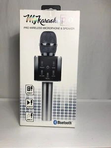 MyKaraoke Pro Microphone And Speaker, Black, MK-MC200B - Picture 1 of 7