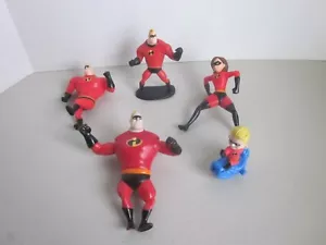 Lot of 5 Disney The Incredibles Figures Toys Mcdonald's - Picture 1 of 1