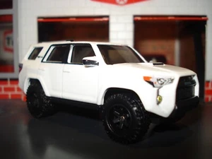 2018 TOYOTA 4RUNNER TRD 4X4 LIMITED EDITION 1/64 HW OFF ROAD WHEELS ADDED WHITE - Picture 1 of 4