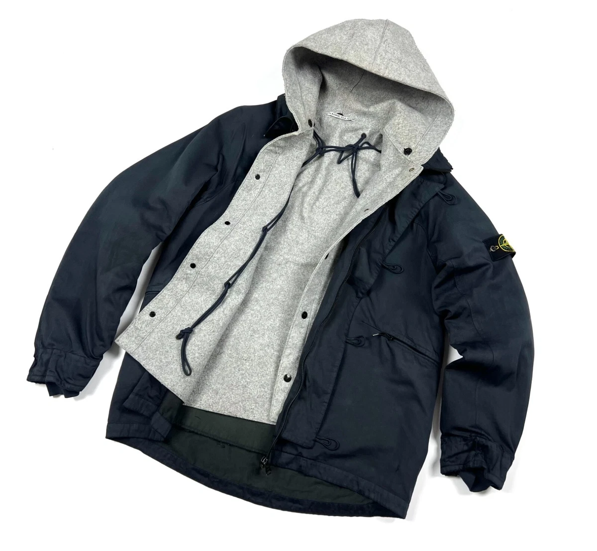 ジャケット・アウター STONE  03aw WOOL HOODED JACKET Stone Island Wool Outer Shell Coats, Jackets & Vests for Men for