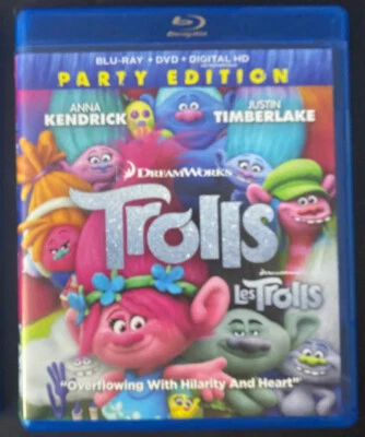 Dreamwork’s Trolls (Blu-Ray/DVD) Pre-owned, FREE SHIPPING in Canada - Image 1 of 3