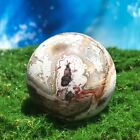 163G Natural mexican stone Quartz Ball Crystal Sphere Mineral Specimen Healing