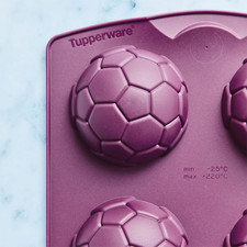 Stampo in silicone Tupperware calcio viola muffin stampo da forno Easyplus palline
