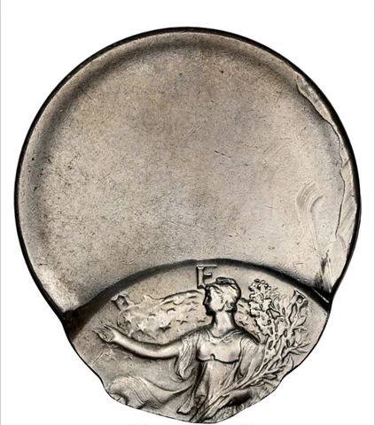 Walking Liberty Half Dollar Struck 70% Off Center NGC MS62 Cover