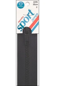 Coats and Clark ~ (F43-22-2) - Polyester Sport Zipper - 22" - Picture 1 of 1
