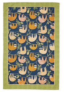 Ulster Weavers Hanging Around Sloth 100% Cotton Tea Towel 022HDG -Post W/Wide - Picture 1 of 3