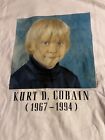 Kurt Cobain Child School Picture T-shirt Size Large