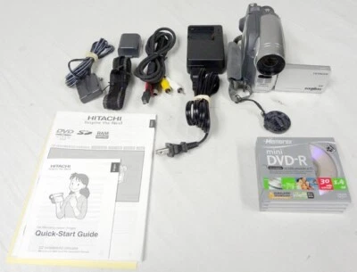 Hitachi DZ-GX5020A DVD-R Video Camera Camcorder w/ Battery, Charger & Manuals! - Image 1 of 4