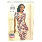 Butterick 4372 Fitted Dress Misses Size 6 10 Sewing Pattern Easy Bodycon