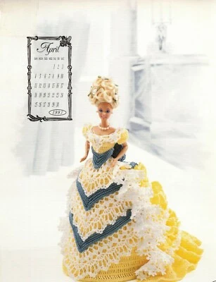 Victorian Lady Centennial Bed Society Fashion Doll Crochet Pattern April 1993 - Image 1 of 4