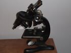 VINTAGE BECK DUAL PURPOSE STEREO MICROSCOPE, FOR SLIDES OR DISSECTION. RARE.