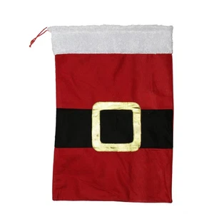 Northlight 18" x 26" Santa Claus Cinturón Hebilla Navidad Regalo Bolsa Saco - Imagen 1 de 1