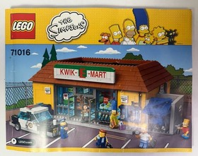 Lego Simpsons #71016 - The Kwik E Mart INSTRUCTION MANUAL ONLY