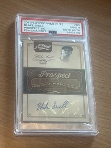 2011 Playoff Prime Cuts - Prospect Signatures Blake Snell #BS /299 AU RCPSA 9 - Picture 1 of 2