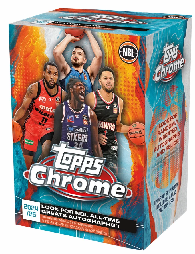 2024-25 Topps Chrome NBL Basketball Value Box - image 1 of 1