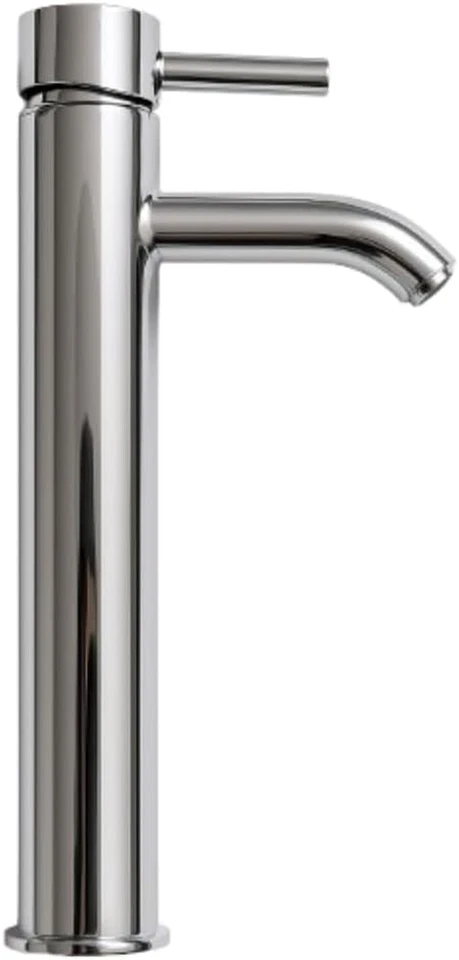 Rubinetto Bagno per Lavabo Alto in Acciaio Inox | Rubinetto Miscelatore Acqua Fr