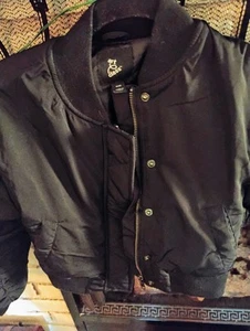  Puffer Jacket Size 8 Kids Black New With Tags Lightweight - Picture 1 of 7