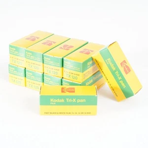 :Lot of 10 - Kodak Tri-X Pan ISO 400 120 Black & White Film - Expired 1982 - Picture 1 of 3