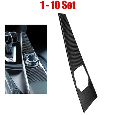 1-10 X углеродного волокна мультимедиа панели отделки для BMW 3/4 серии F30 F33 F36 2013-19 - Изображение 1 из 4