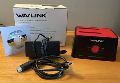 Wavlink Hard Drive Docking Station for 2.5/3.5 **READ DESCRIPTION** - Image 1 of 4