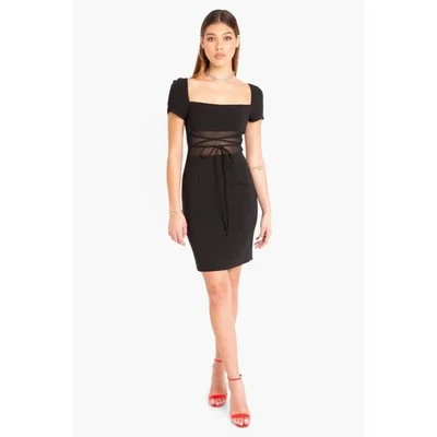 Black Halo Izola Sheath Dress Black Women's Size 10 - Image 1 of 4