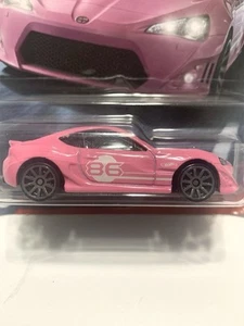 Hot Wheels 2021 HW Cult Racers SCION FR-S Pink 5/5 Walmart Exclusive Car - Picture 1 of 4
