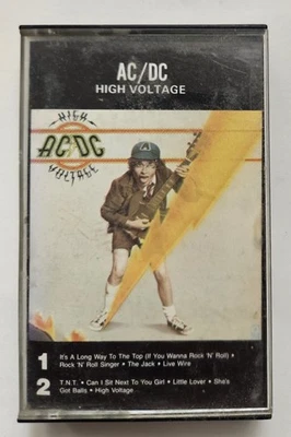 AC/DC High Voltage Cassette 1976 Tested  - Image 1 of 3