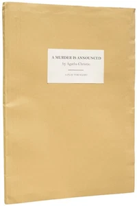 Agatha CHRISTIE / Murder is Announced Script for the BBC Radio play - Picture 1 of 4