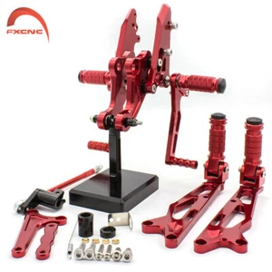 For Honda CNC Rearset Foot Pegs Pedals MSX125 Grom Honda 2017-2018 2019 2020 - Picture 1 of 11