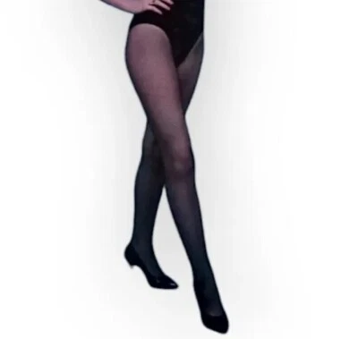 Medias de manguera negras grandes vintage FISHNET rubíes sin costuras '86 sexy Halloween Foto 1 de 4