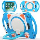 For Apple iPad Series Protective Case Shockproof Hanging Stand Cover Kids Gifts