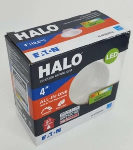 Halo 4 in. White LED Recessed Ceiling Light Retrofit Baffle Trim RL460WH930. New - Picture 1 of 6