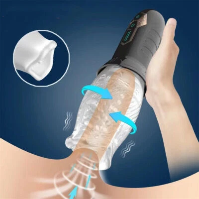 Male Automatic Handsfree Masturbater Cup Stroker Pocket-Pussy Toy Men Lubricants - Image 1 of 4