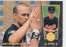 1995 Select Orioles HOF Cal Ripken Jr. #1 Rare Artist's Proof SP Insert