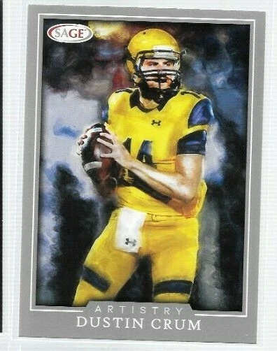 2022 SAGE Artistry Silver Dustin Crum #ART-DC - Image 1 of 1