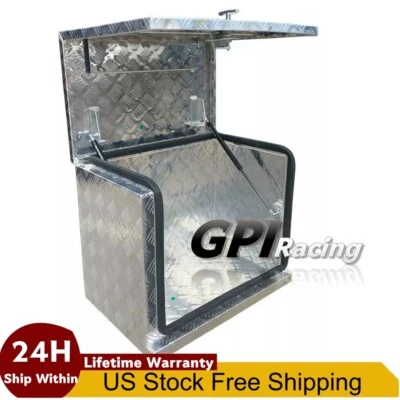 Aluminium Toolbox 24"Lx15"Wx19"H Camper Caravan Ute Car Truck Generator Tool Box - Image 1 of 4