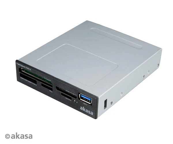 Akasa AK-ICR-27 USB 3.0 Multi Card Reader SDHC/SDXC UHS-II Compatible - Image 1 of 1