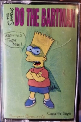 The Simpsons - Do The Bartman - Cassette Single - 1991 Rare - Defaced - Image 1 of 4