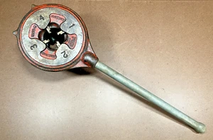 RIDGID No. 65-R / C 148-1  - 1" to 2" - PIPE THREADER - w/ 14 in. HANDLE - Picture 1 of 10