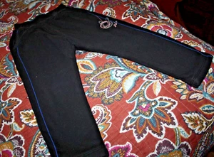 BRAND NEW  BOY'S BLACK REGULAR ALL LINED SPORT PANTS SIZE 5-6 or 110-Europe - Picture 1 of 2