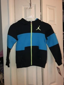 Nike Jordan Full Zip Hoodie Athletic Sweatshirt Kids Size Size Large 7  Nwt - Picture 1 of 9