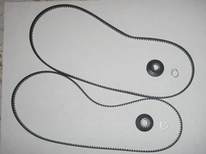 2pk Belt + Small Gear + Snap Ring for Bluesky Breadmaker Model BBM1038 (2pk) - Picture 1 of 2