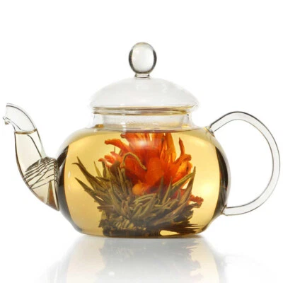 Teapot Dimono ® borosilicate glass with tea strainer tea filter glass jug tea pot - Image 1 of 4
