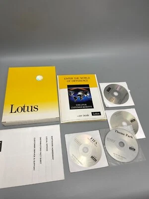 *Rare Vintage* - Retro - Lotus UK OEM HOME & EDU SOLUTION CD 806520 For Windows - Image 1 of 4