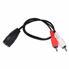 USA Custom Made Bang & Olufsen B&O 8-Pin DIN Socket to RCA Plugs ( 12 inch ) HQ