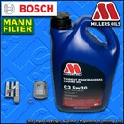 SERVICE KIT for SKODA CITIGO 1.0 OIL FILTER PLUGS +5w30 C3 OIL (2011-2019)