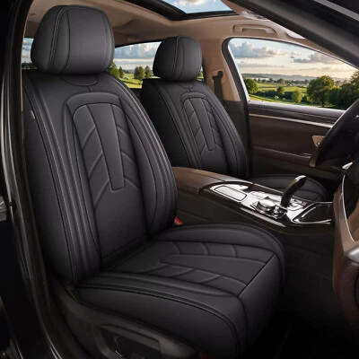 Seat Covers PU Leather Front Rear Protectors Cushion For Jeep	Patriot 2010-2017 Foto 1 de 4