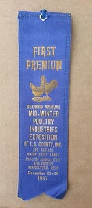 1937 Second Annual Mid-Winter Poultry Industries Exposition of LA County Award - Picture 1 of 1